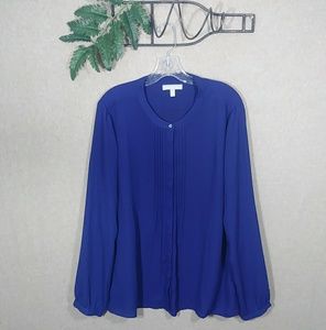 Banana Republic blouse XL purple